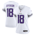 Justin Jefferson Minnesota Vikings Women's Alternate Game Player Jersey - White
