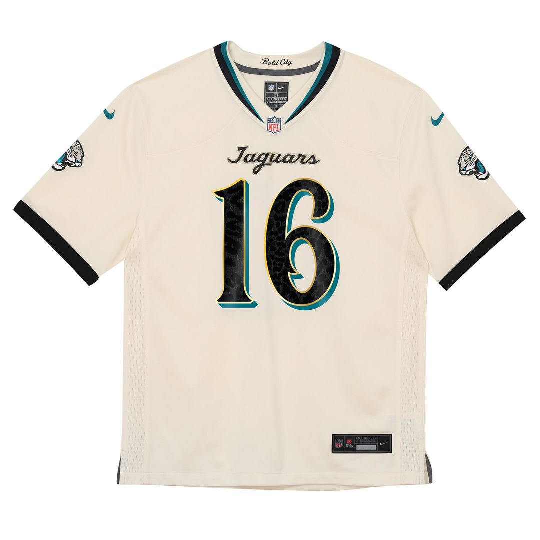 Trevor Lawrence Jacksonville Jaguars Preschool 2026 Rivalries Collection Game Jersey - Natural