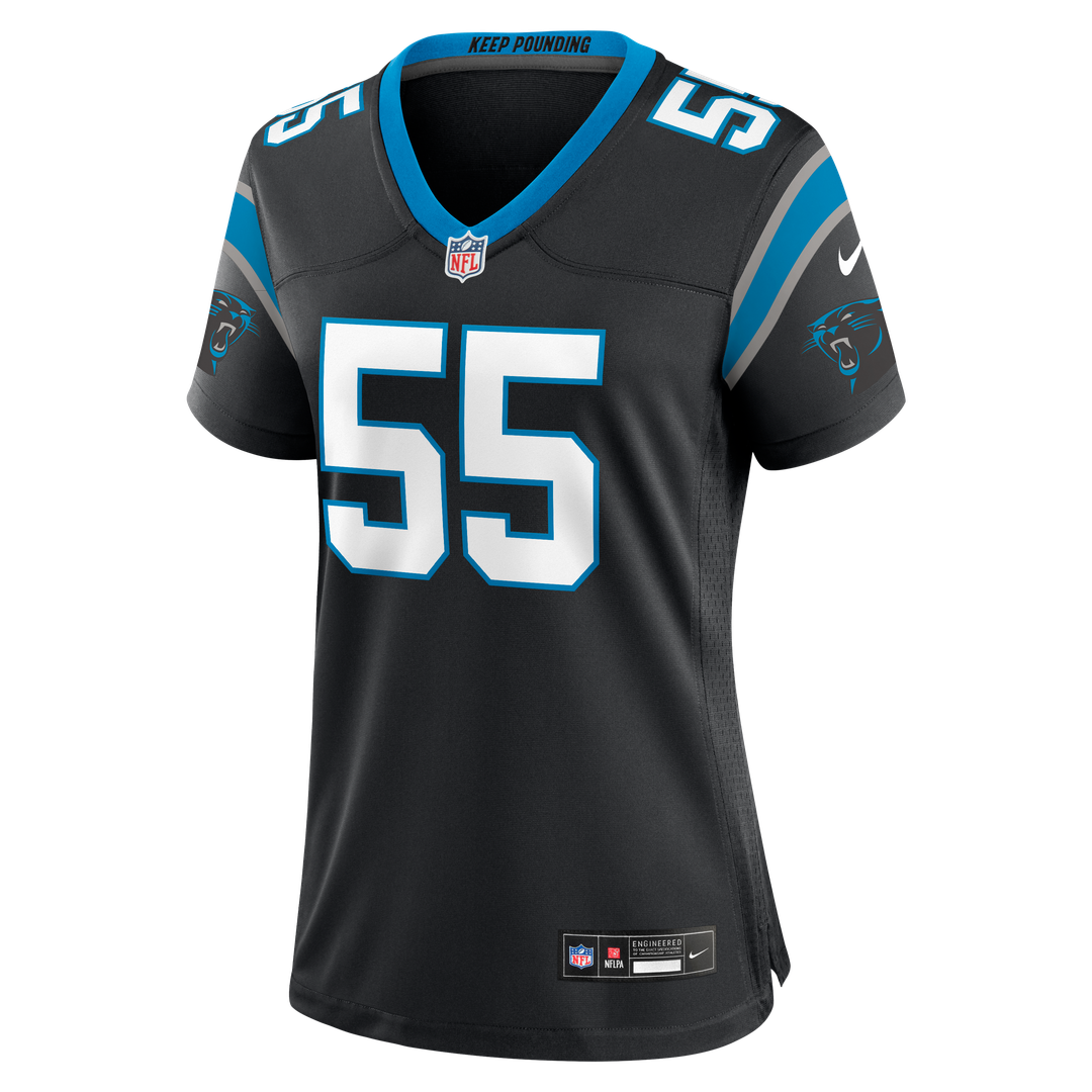 Devin Lloyd Carolina Panthers Women's Team Game Jersey - Black