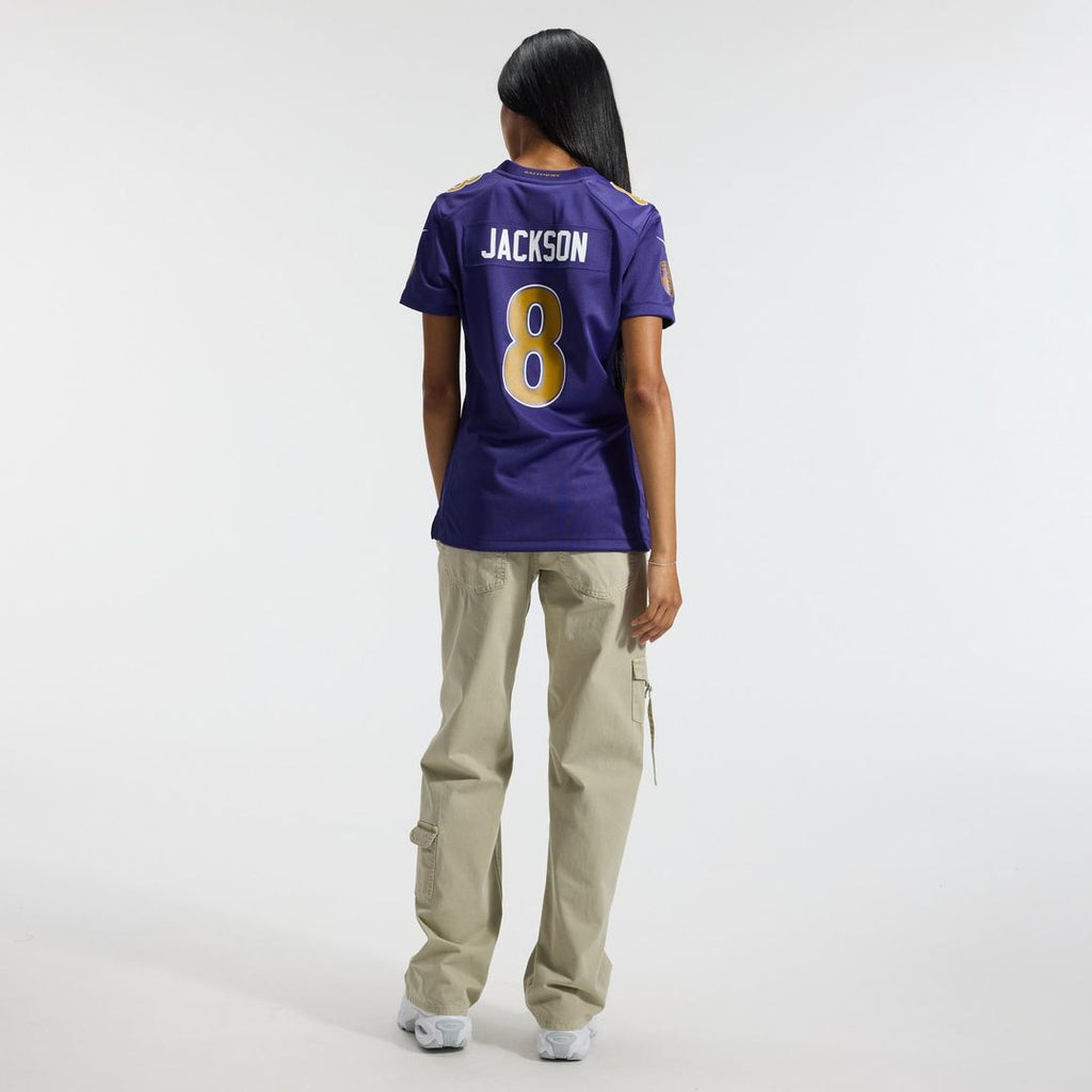Lamar Jackson Baltimore Ravens Women's Alternate Game Jersey - Black