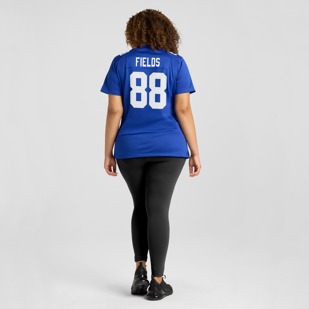 Malachi Fields New York Giants Women's Team Game Jersey - Royal