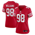 Mykel Williams San Francisco 49ers Women's Team Game Jersey - Scarlet
