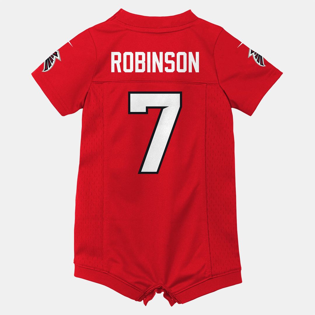 Bijan Robinson Atlanta Falcons Newborn Romper Game Jersey - Red