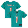 Tua Tagovailoa Miami Dolphins Toddler Game Jersey - Aqua
