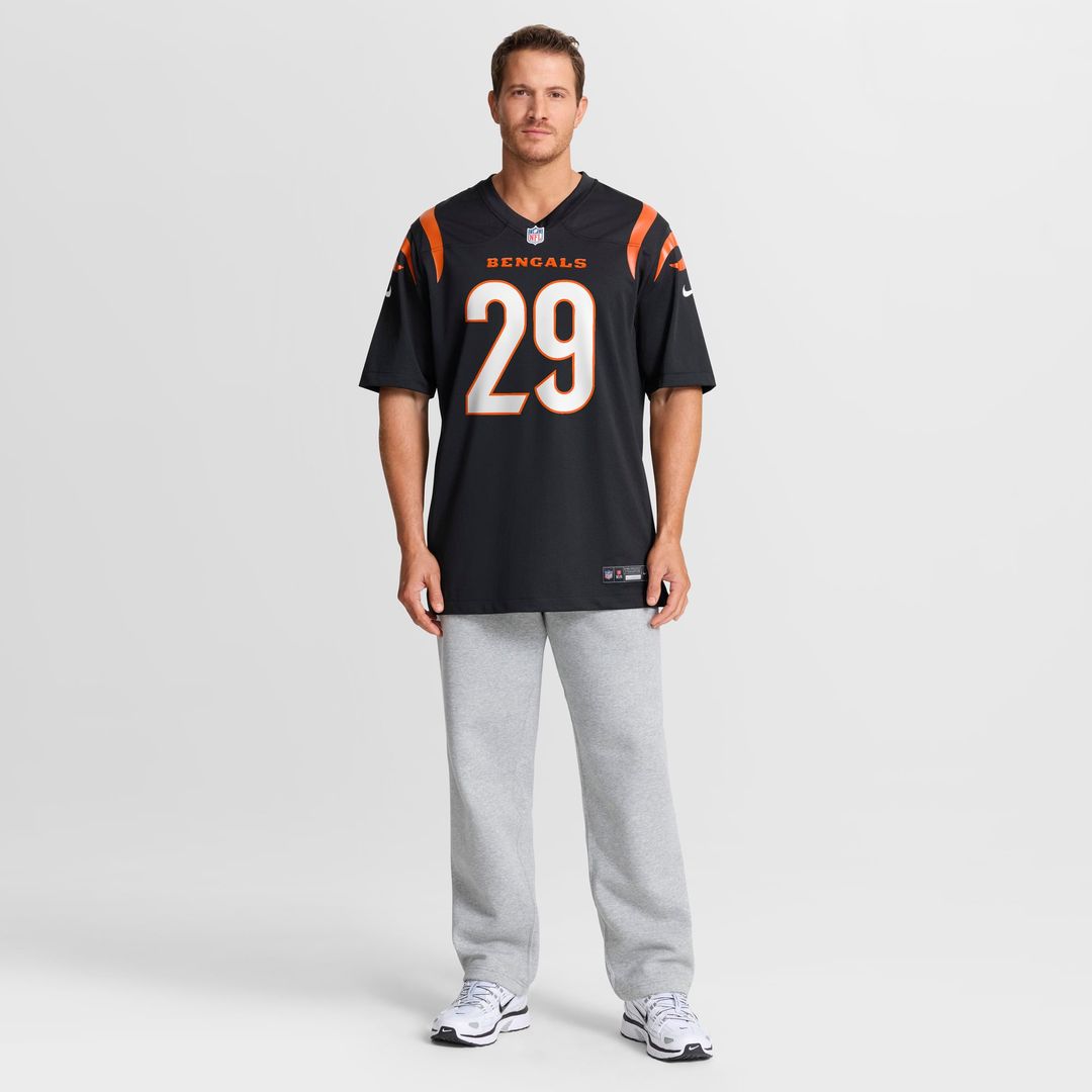 Kyle Dugger Cincinnati Bengals Team Game Jersey - Black