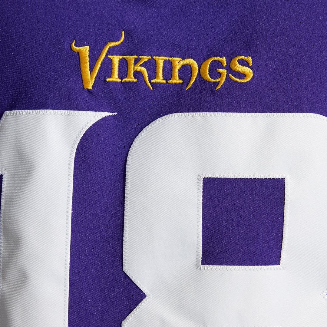 Justin Jefferson Minnesota Vikings Team Vapor F.U.S.E. Elite Jersey - Purple