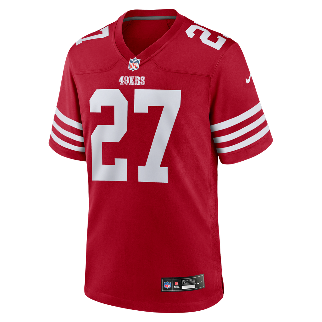 Ji'Ayir Brown San Francisco 49ers Team Game Jersey - Scarlet