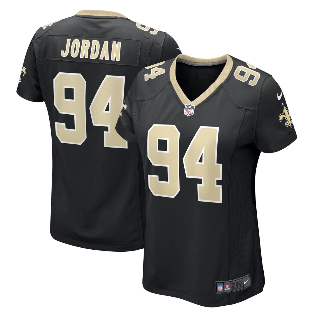 Cameron Jordan New Orleans Saints Women's Team Game Jersey - Black
