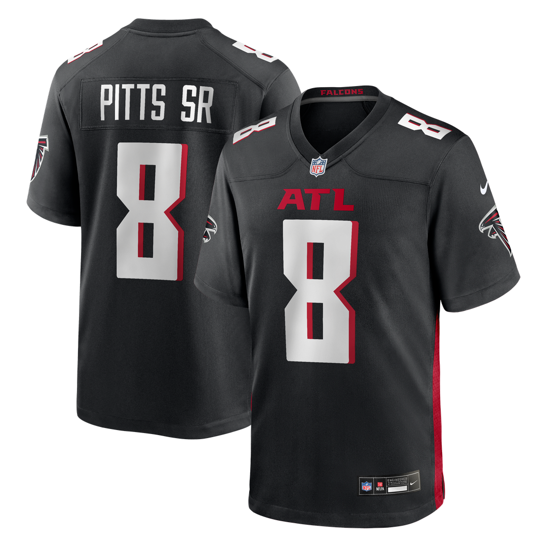 Kyle Pitts Sr. Atlanta Falcons Team Game Jersey - Black