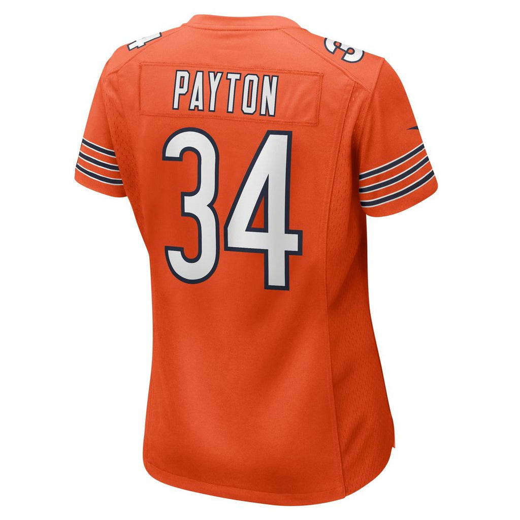 Walter Payton Chicago Bears Women's Retired Player Jersey - Orange