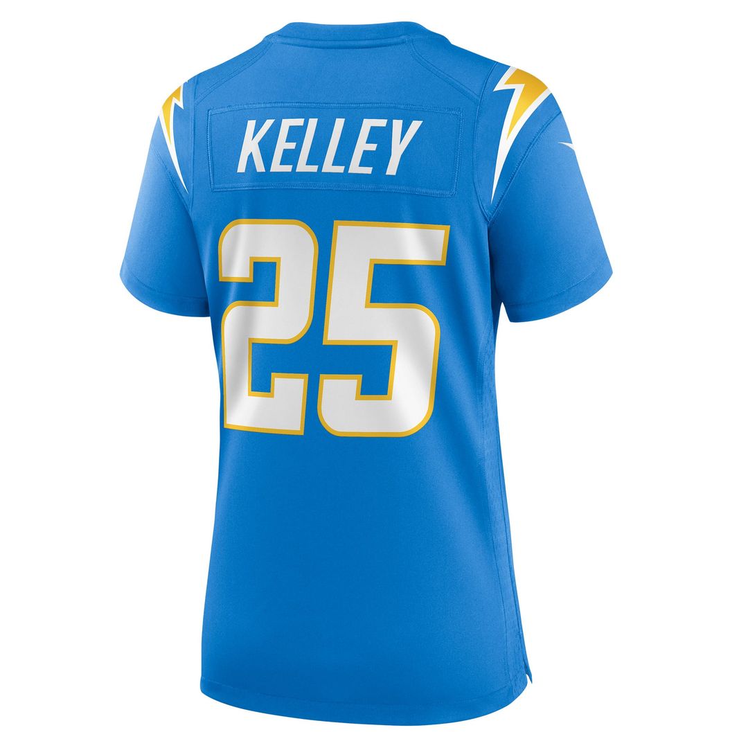 Joshua Kelley Los Angeles Chargers Women's Player Game Jersey - Powder Blue