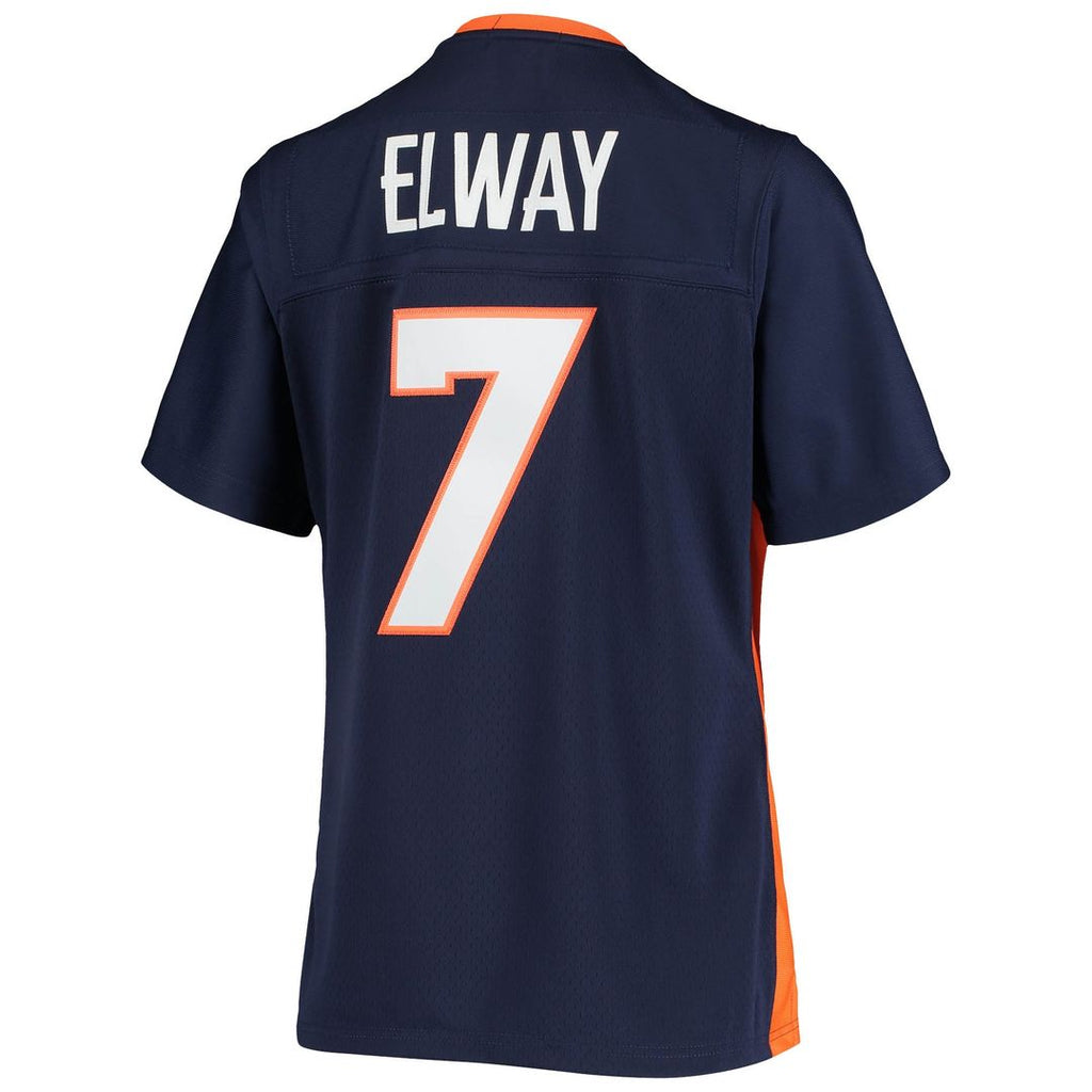 John Elway Denver Broncos Women's Legacy Replica Team Jersey - Navy