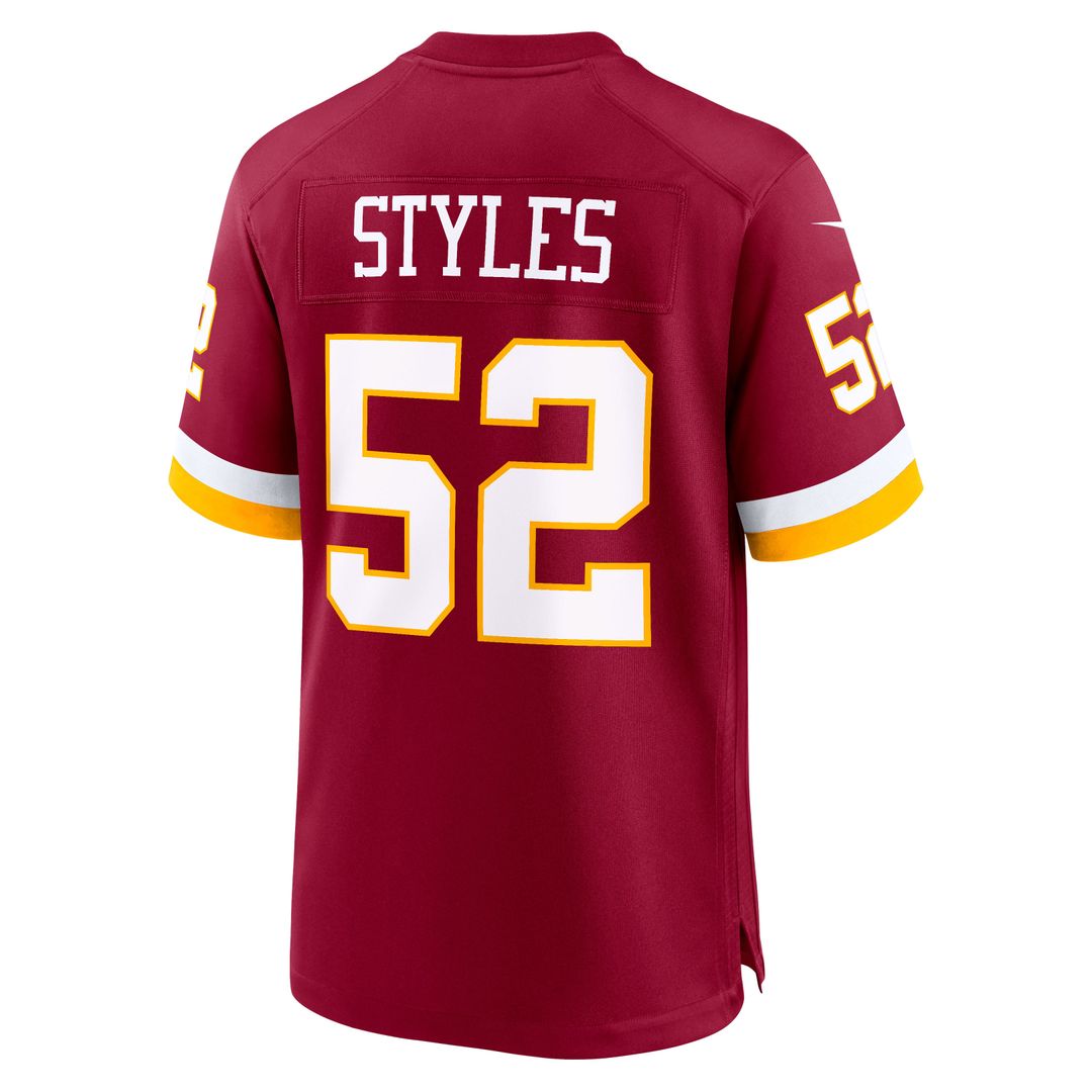 Sonny Styles Washington Commanders Team Game Jersey - Burgundy