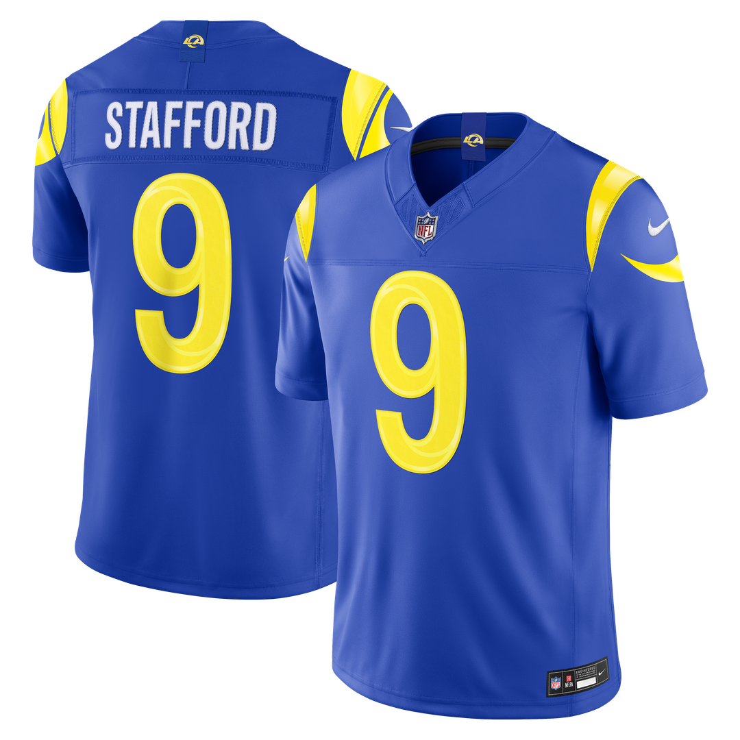 Matthew Stafford Los Angeles Rams Team Vapor F.U.S.E. Stitched Limited Jersey - Royal