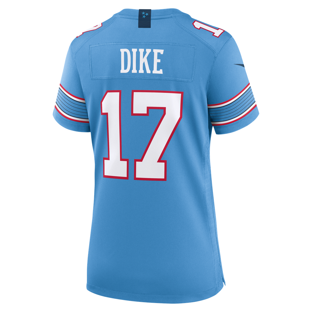 Chimere Dike Tennessee Titans Women's Team Game Jersey - Light Blue