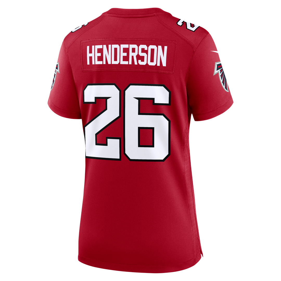CJ Henderson Atlanta Falcons Women's Team Game Jersey - Red