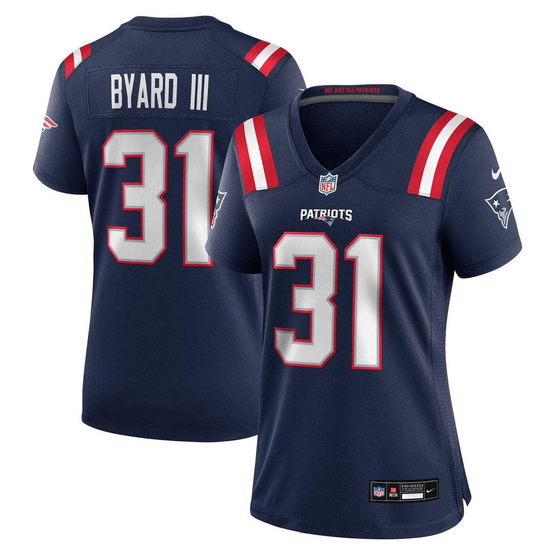 Kevin Byard III New England Patriots Women's Team Game Jersey - Navy