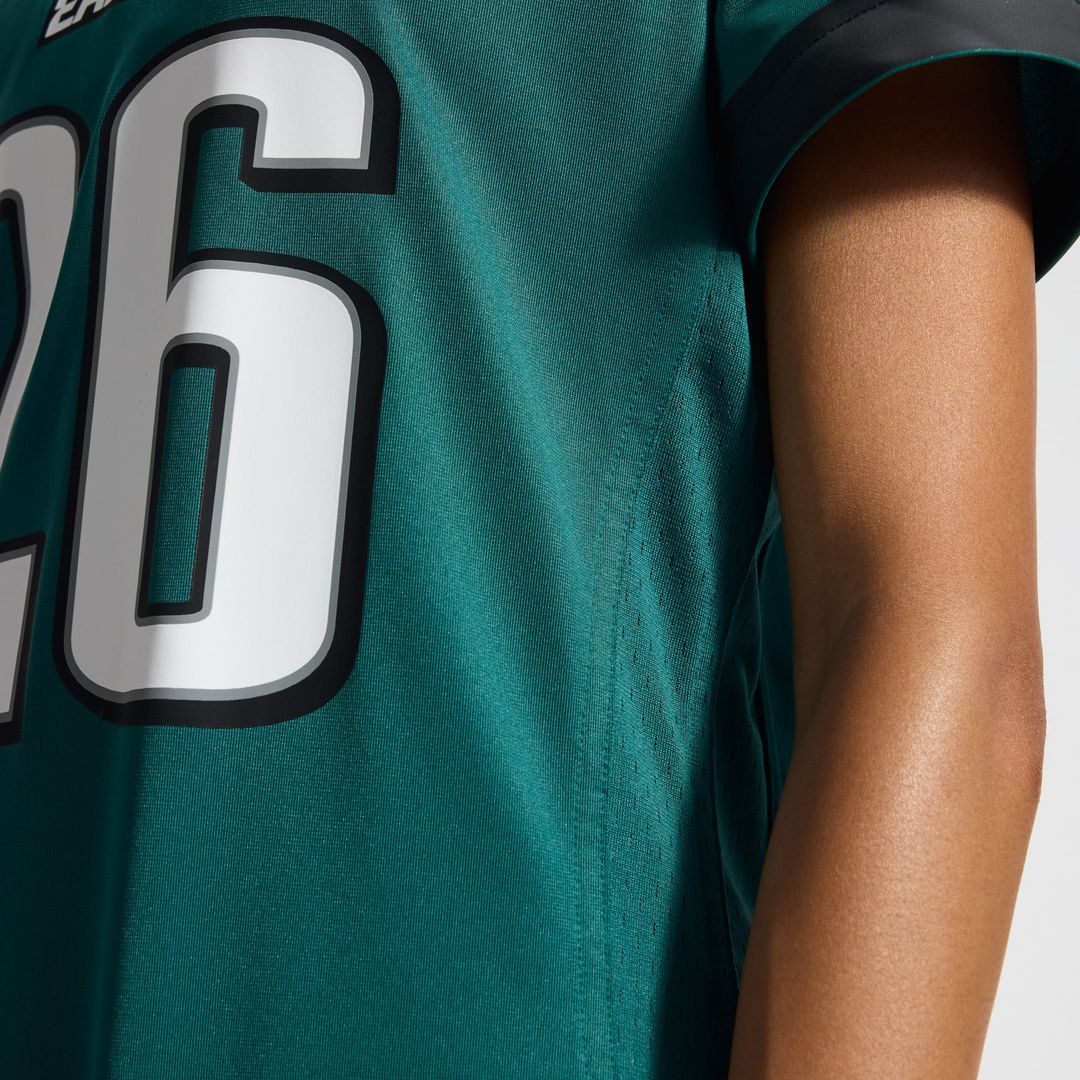 Saquon Barkley Philadelphia Eagles Women's Game Jersey - White