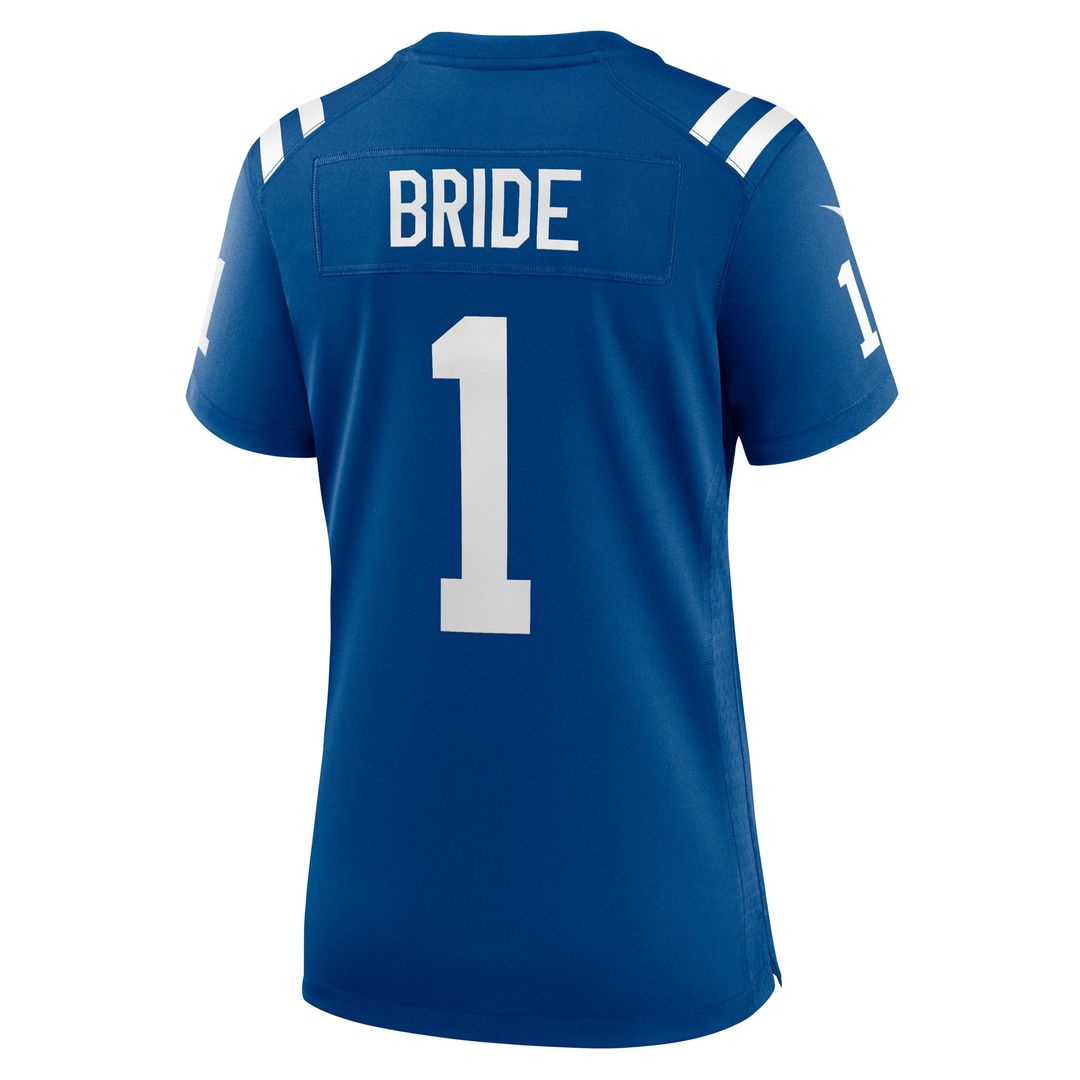 Number 1 Bride Indianapolis Colts Women's Game Jersey - Royal