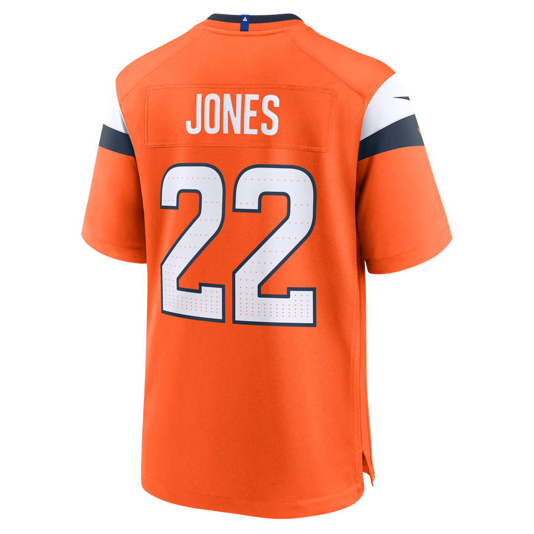 Brandon Jones Denver Broncos Team Game Jersey - Orange