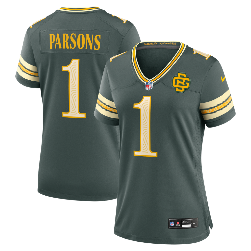 Micah Parsons Green Bay Packers Women's 2026 Rivalries Collection Game Jersey - Green