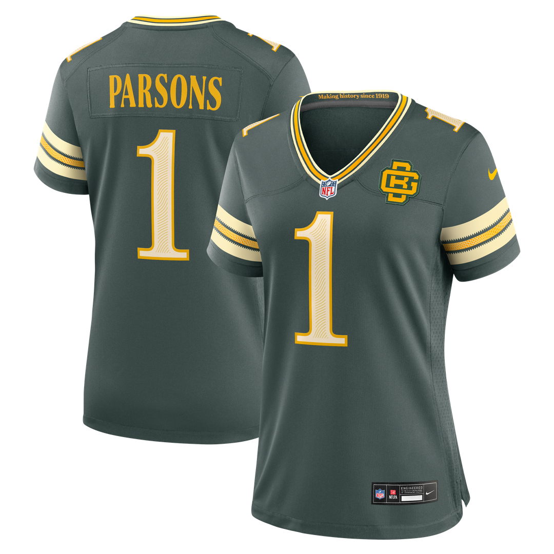 Micah Parsons Green Bay Packers Women's 2026 Rivalries Collection Game Jersey - Green