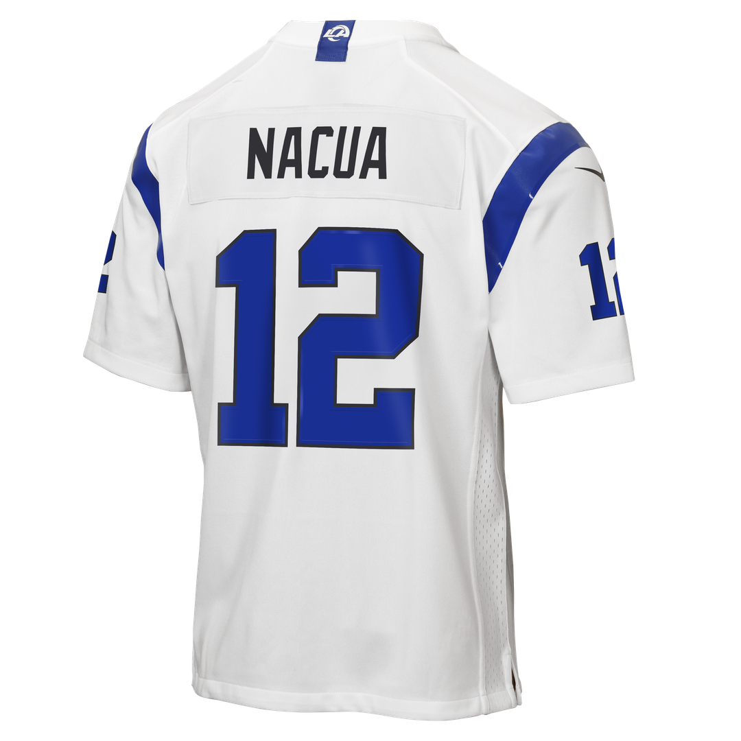 Puka Nacua Los Angeles Rams Youth Fearsome White Game Jersey