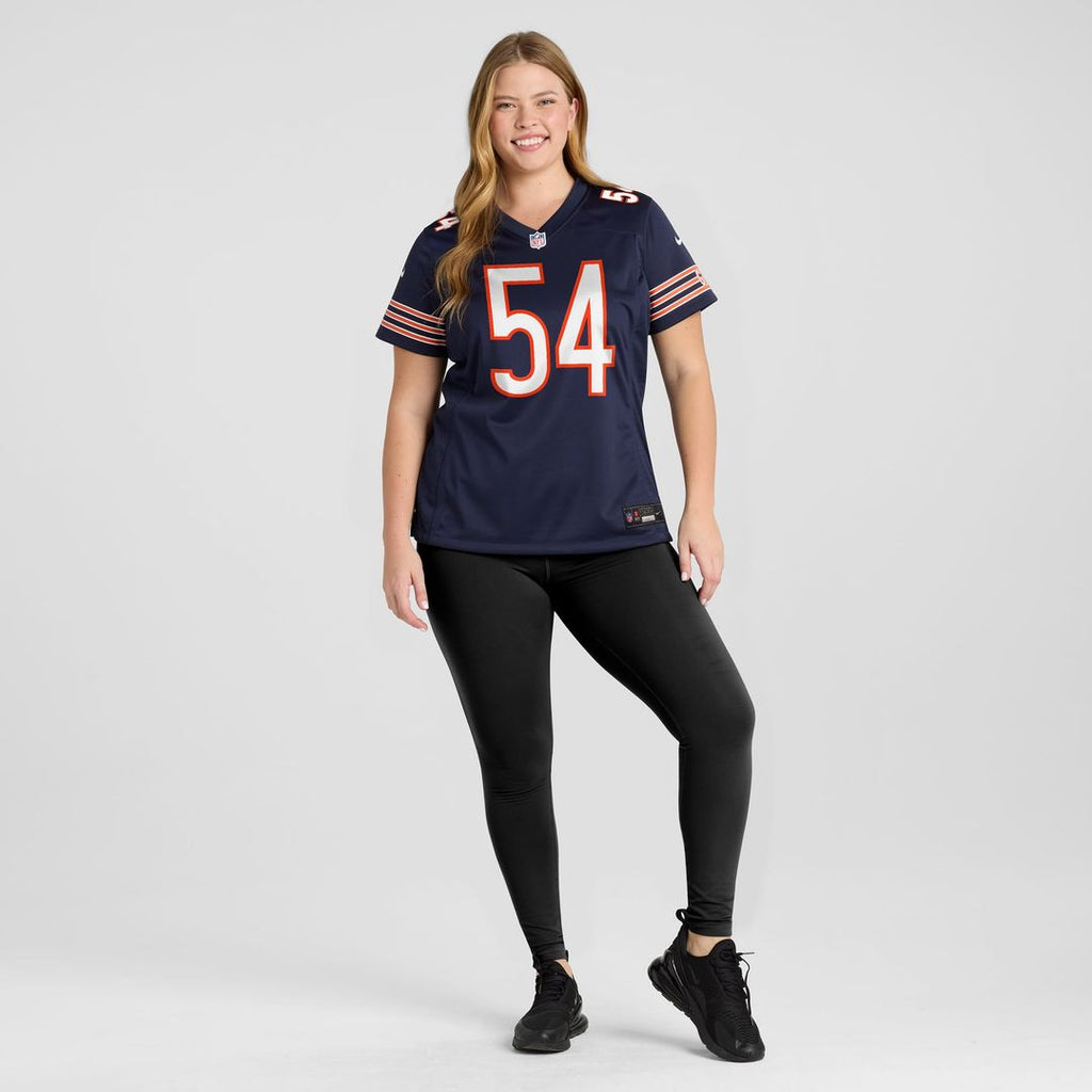 Brian Urlacher Chicago Bears Women's Game Retired Player Jersey - Navy