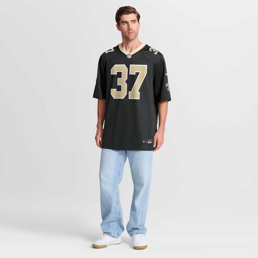 Jordan Mims New Orleans Saints Team Game Jersey - Black