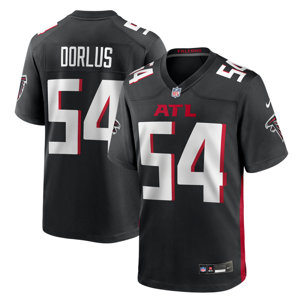 Brandon Dorlus Atlanta Falcons Team Game Jersey - Black