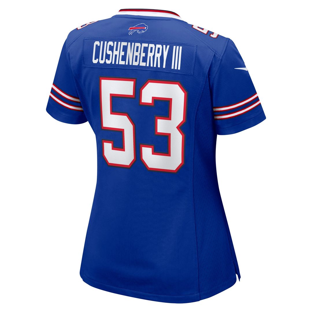 Lloyd Cushenberry III Buffalo Bills Women's Team Game Jersey - Royal