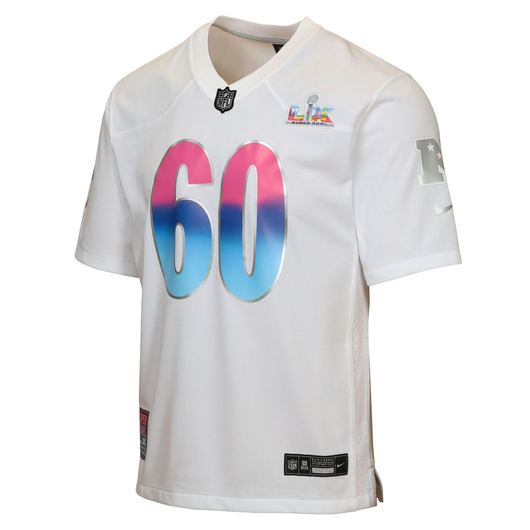 Super Bowl LX Youth Game Jersey - White
