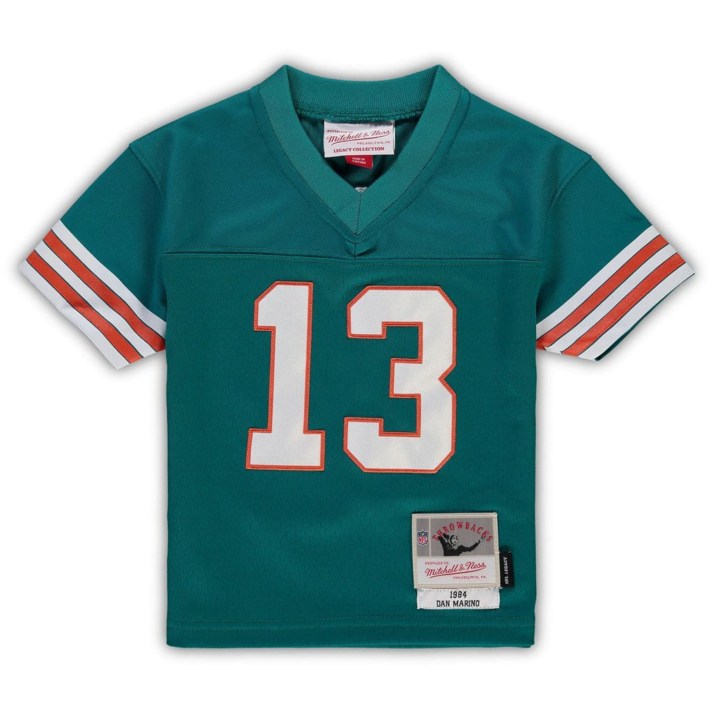 Dan Marino Miami Dolphins Toddler 1984 Retired Legacy Jersey - Aqua