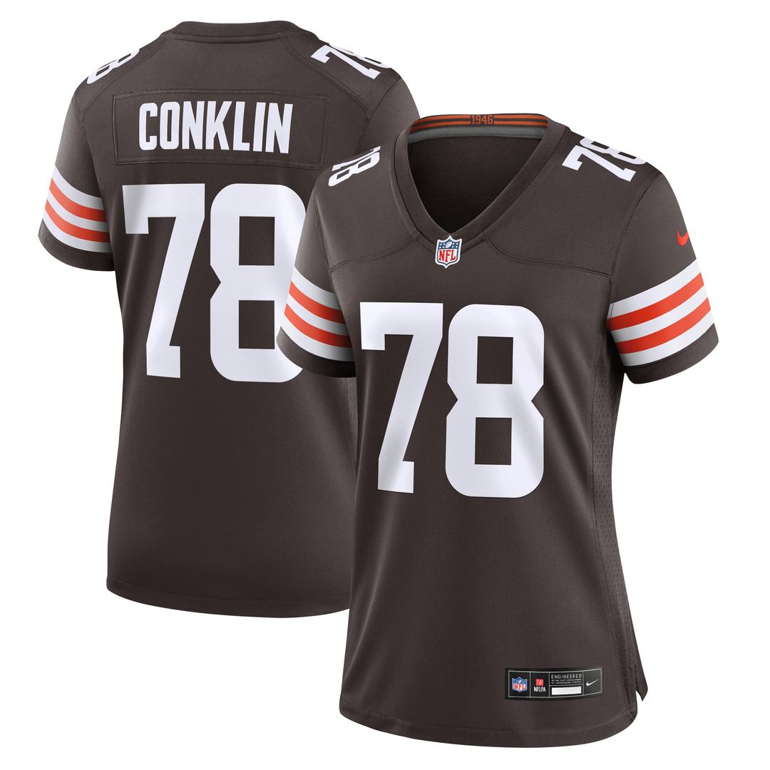 Jack Conklin Cleveland Browns Women's Game Jersey - Brown