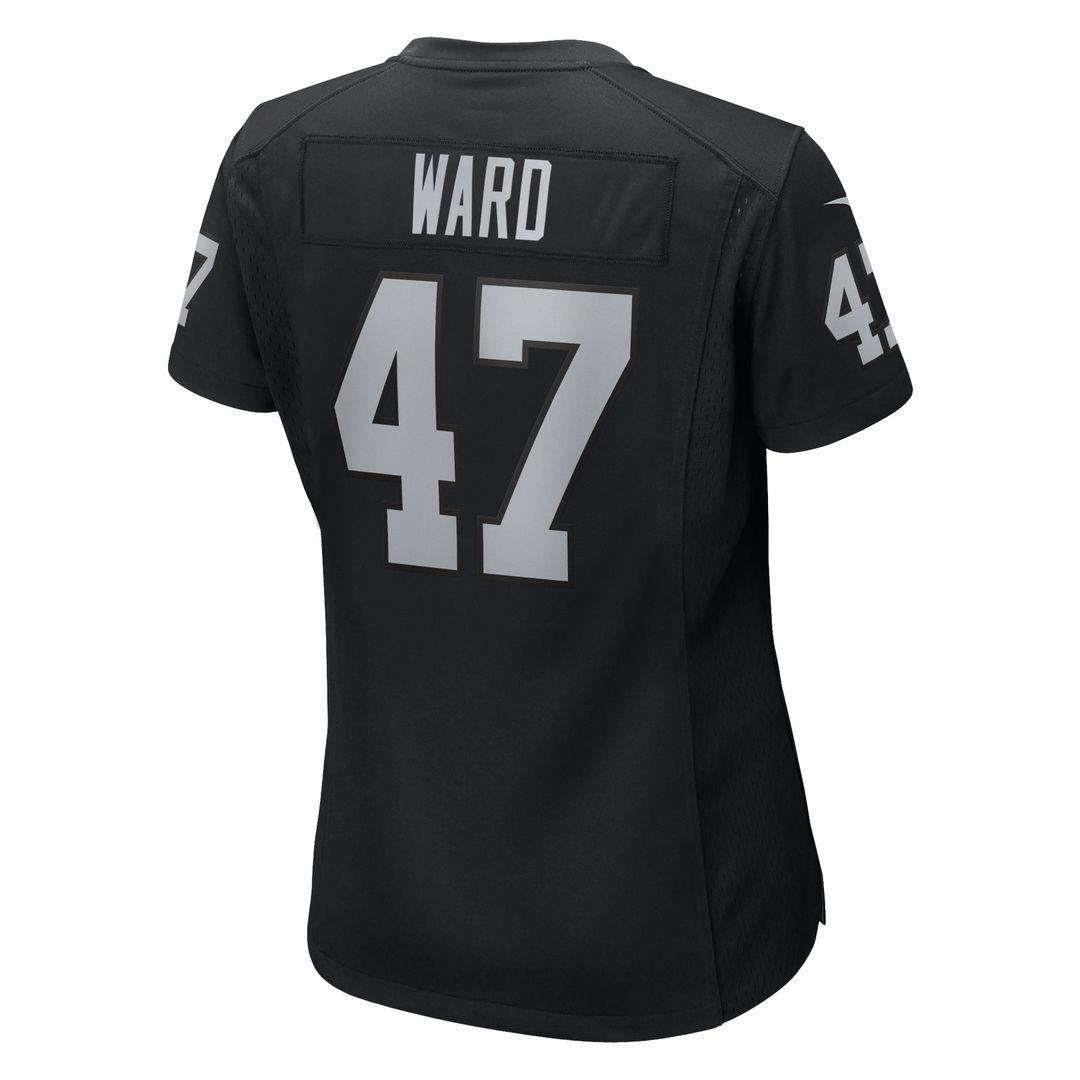 Alex Ward Las Vegas Raiders Women's Team Game Jersey - Black