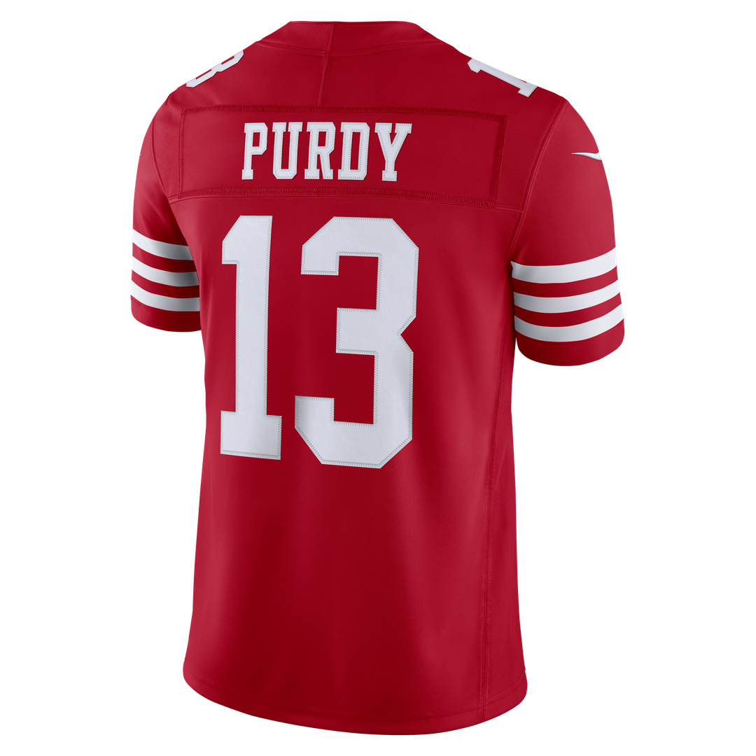 Brock Purdy San Francisco 49ers Team Vapor F.U.S.E. Stitched Limited Jersey - Scarlet