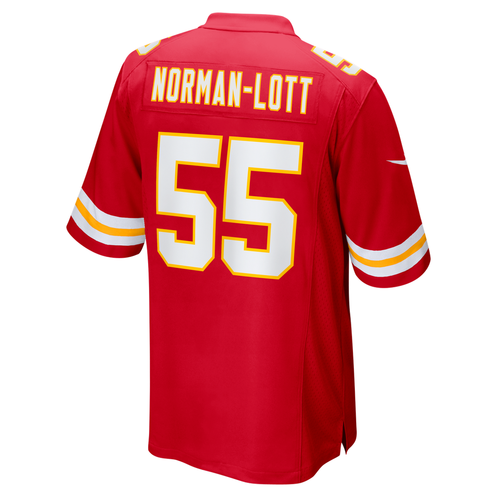 Omarr Norman - Lott Kansas City Chiefs Team Game Jersey - Red