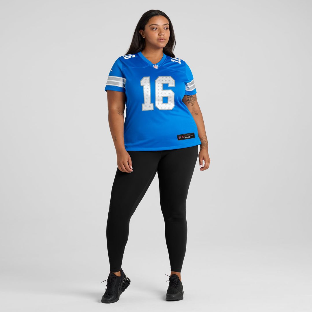 Jared Goff Detroit Lions Women's 2nd Alternate Game Jersey - Black