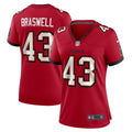 Chris Braswell Tampa Bay Buccaneers Women's Team Game Jersey - Red