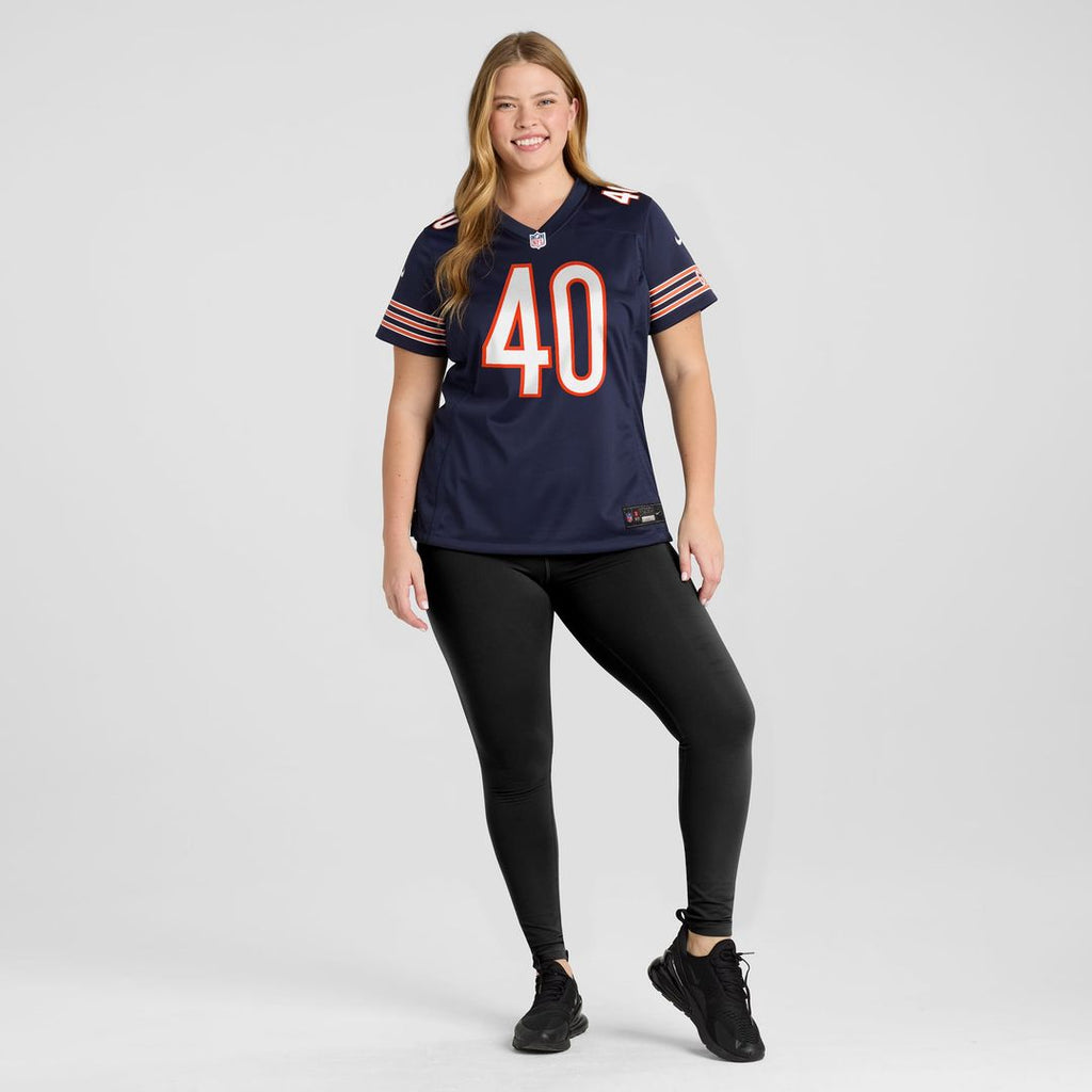 Gale Sayers Chicago Bears Women's Game Retired Player Jersey - Navy