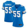 Derrick Barnes Detroit Lions Women's Team Game Jersey - Blue