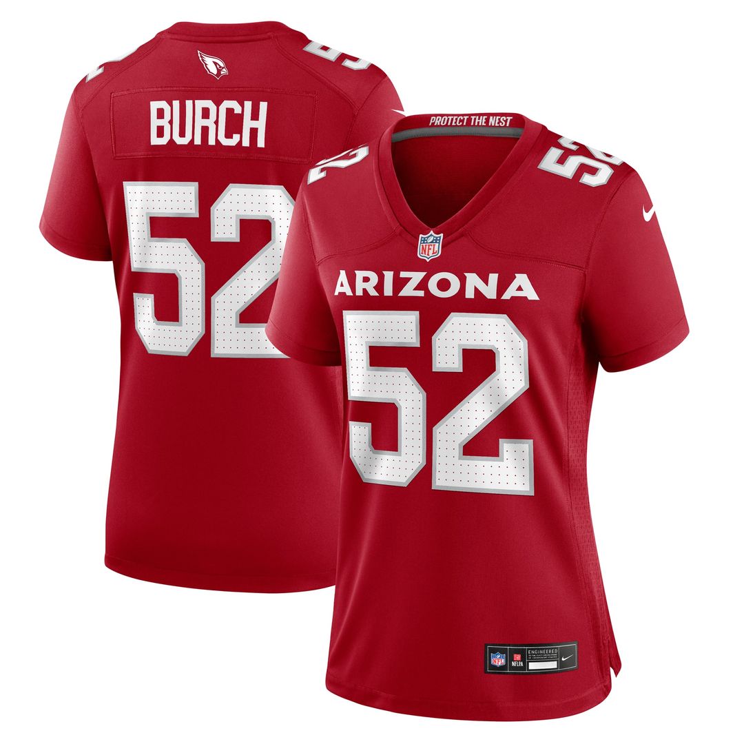 Jordan Burch Arizona Cardinals Women's Team Game Jersey - Cardinal