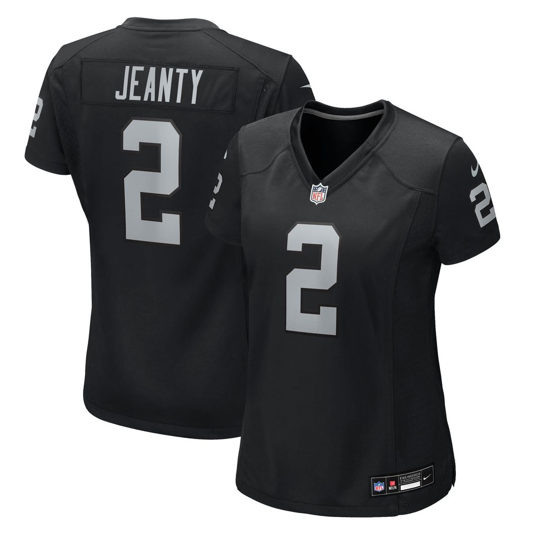 Ashton Jeanty Las Vegas Raiders Women's Team Game Jersey - Black