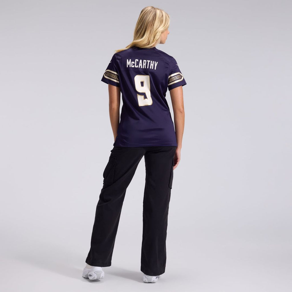 J.J McCarthy Minnesota Vikings Women's 2026 Rivalries Collection Game Jersey - Purple