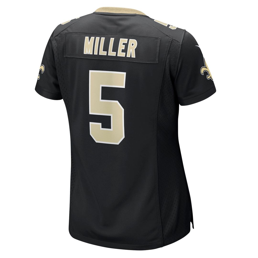 Kendre Miller New Orleans Saints Women's Team Game Jersey - Black