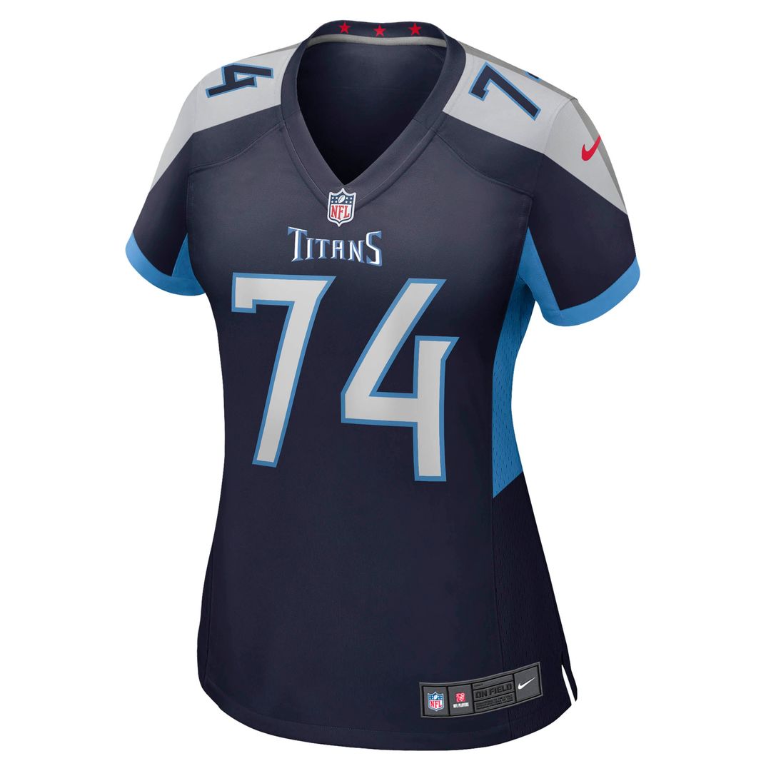 Bruce Matthews Tennessee Titans Women's Retired Player Jersey - Navy