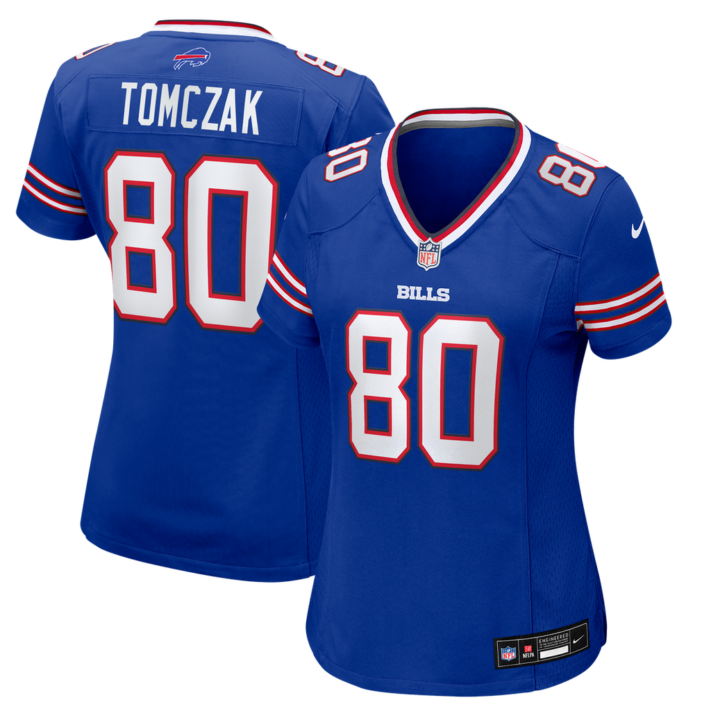 Max Tomczak Buffalo Bills Women's Team Game Jersey - Royal