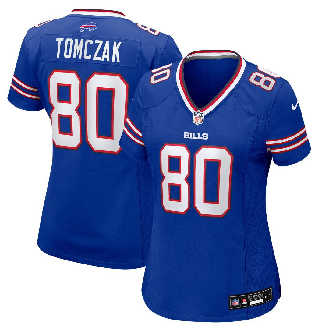 Max Tomczak Buffalo Bills Women's Team Game Jersey - Royal