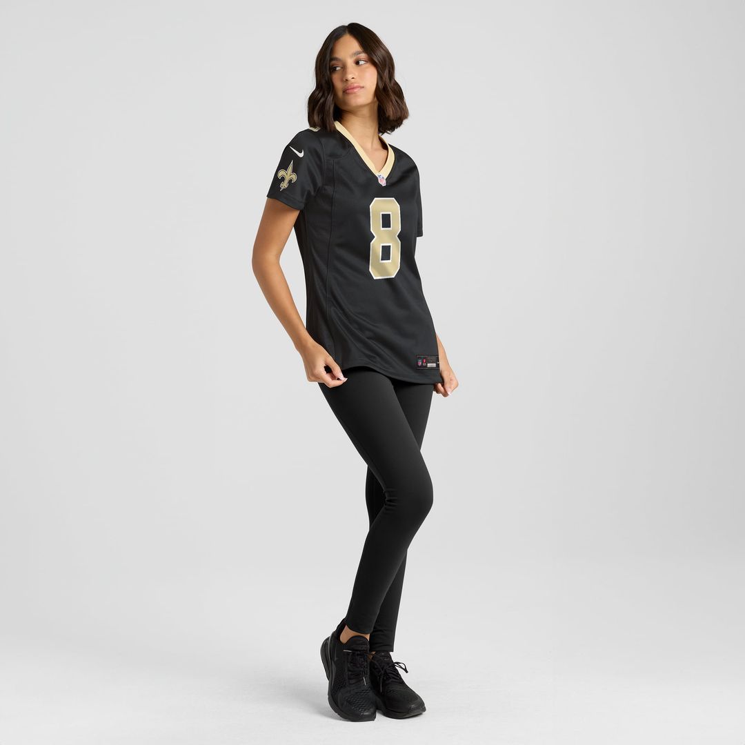 Archie Manning New Orleans Saints Women's Game Retired Player Jersey - Black