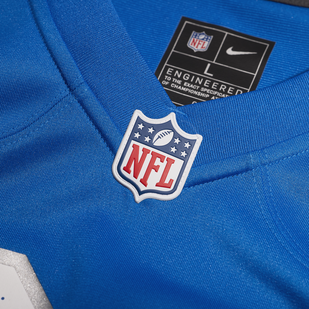 D.J. Reed Detroit Lions Team Game Jersey - Blue